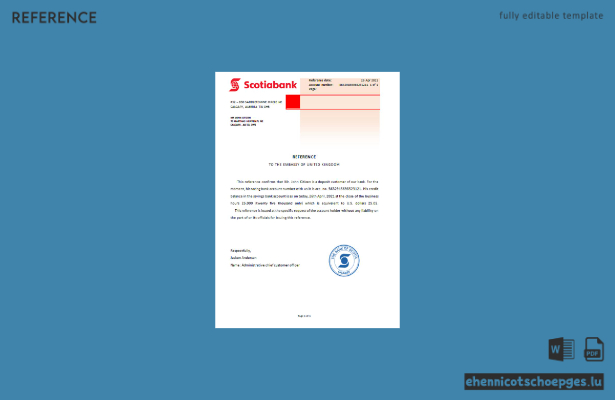 Vorschau der Referenzbeispiele der Scotiabank Kanada
